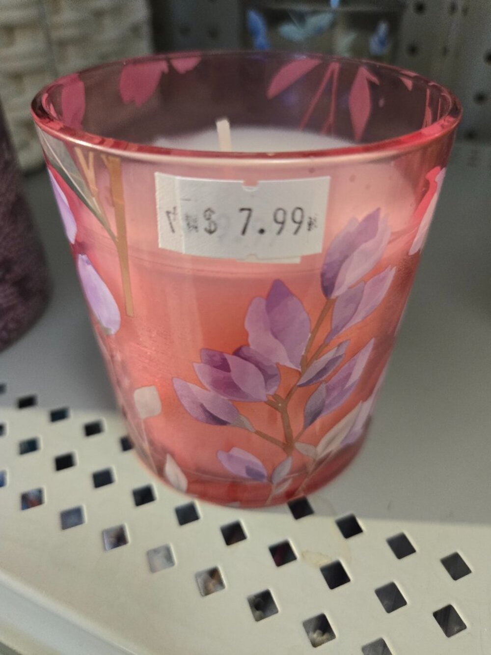 Coral Hibiscus Soy Scented Candle